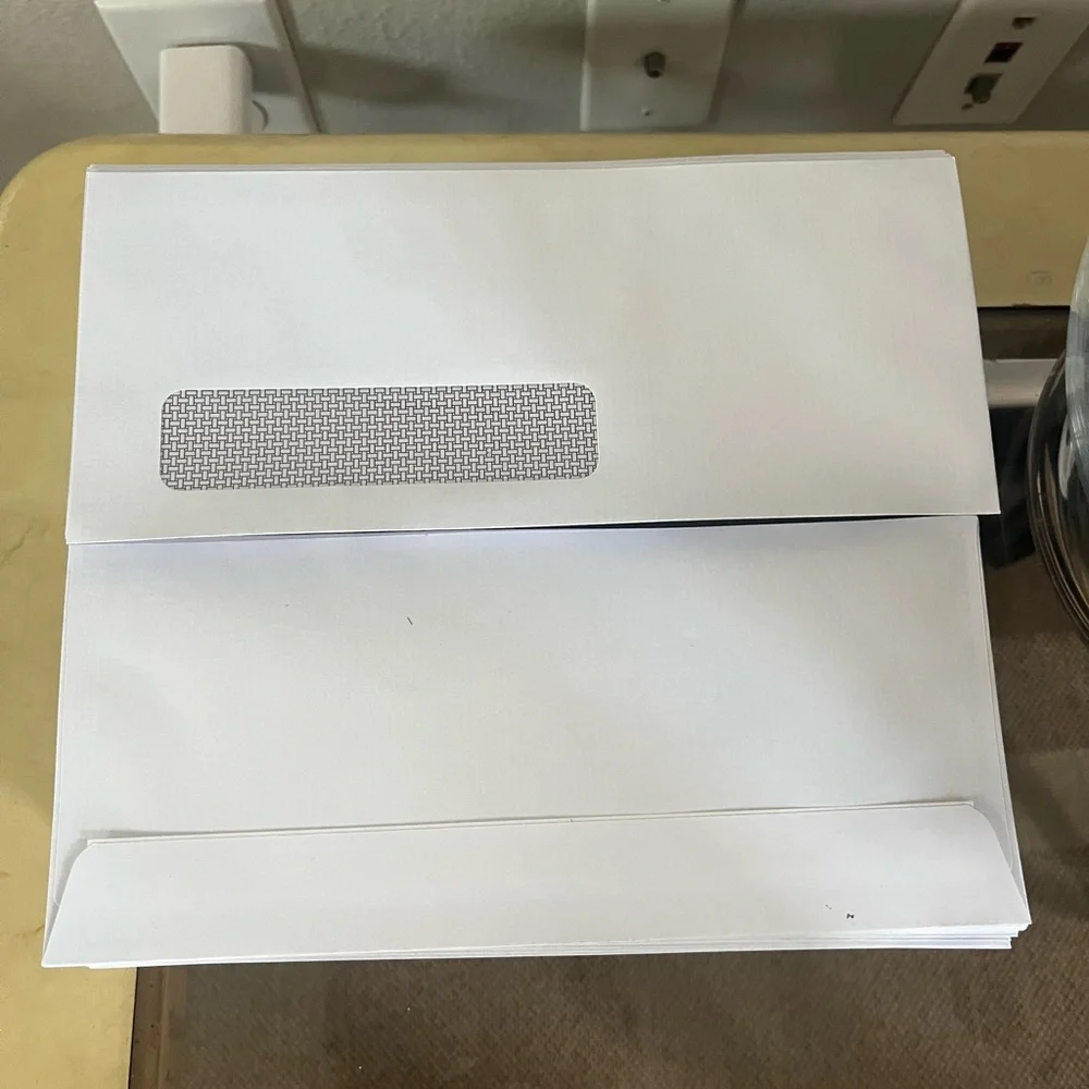 White Envelopes with Window